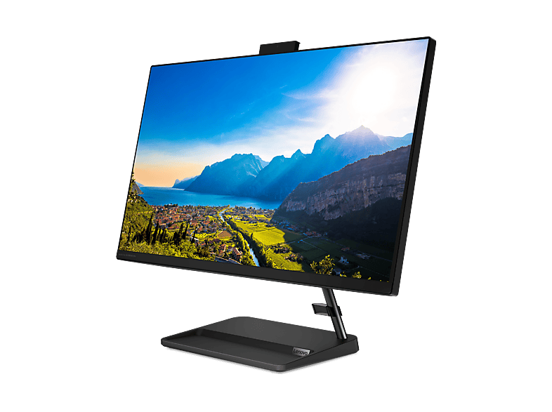 LENOVO IdeaCentre AIO 3 27ALC6 All-in-One-PC 27 Zoll, Full-HD, AMD Ryzen™ 5 7430U Prozessor, 16 GB RAM, 512 GB, Windows 11 Home, Schwarz — Foto 2 von 5
