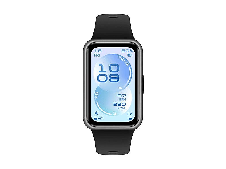 SMARTBAND HUAWEI BAND 11, Durata batteria 216 h, Scocca in Polimero Durevole Argento, Touchscreen, Compatibile con iOS, Android, BLACK