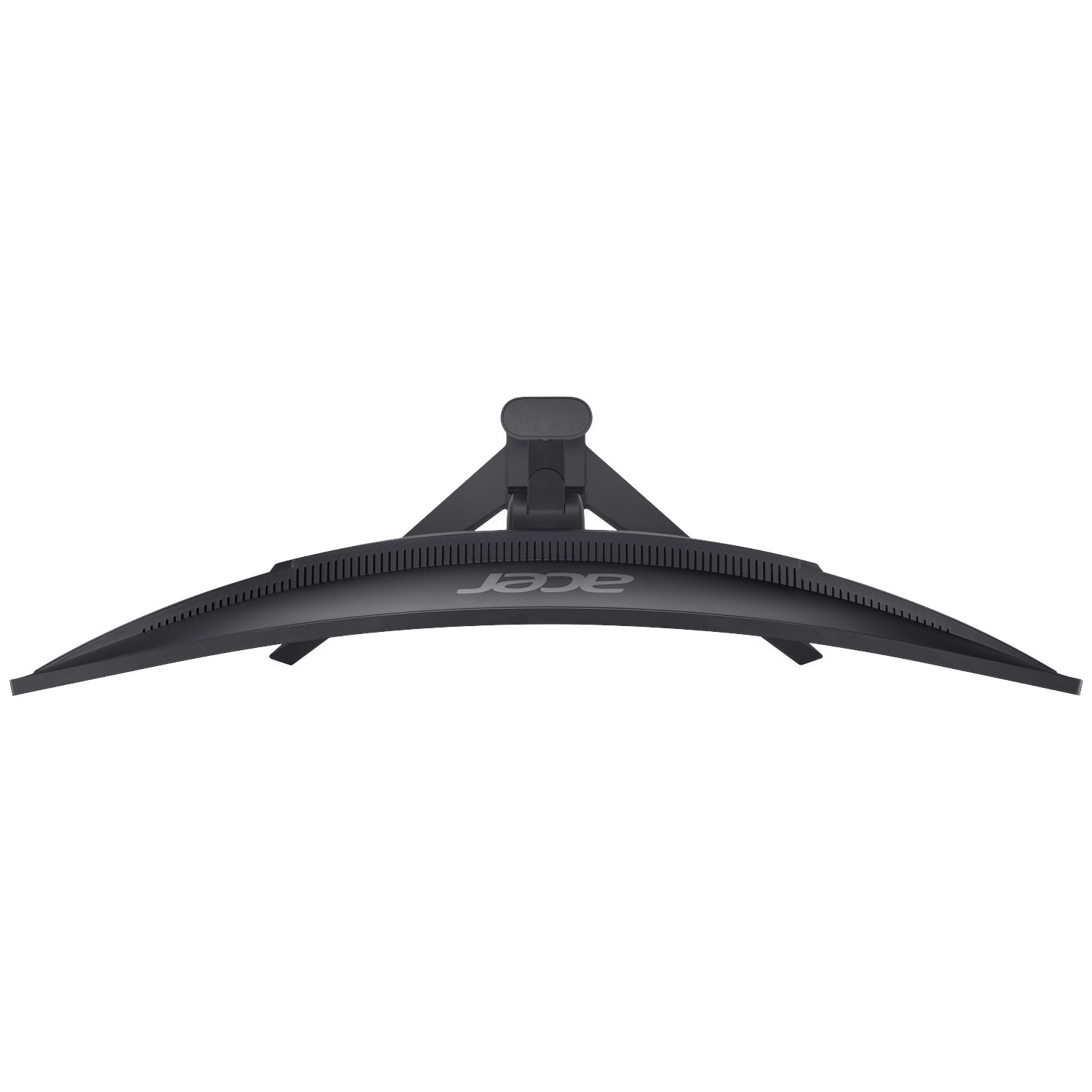 Black curved monitor stand with the Acer logo.
