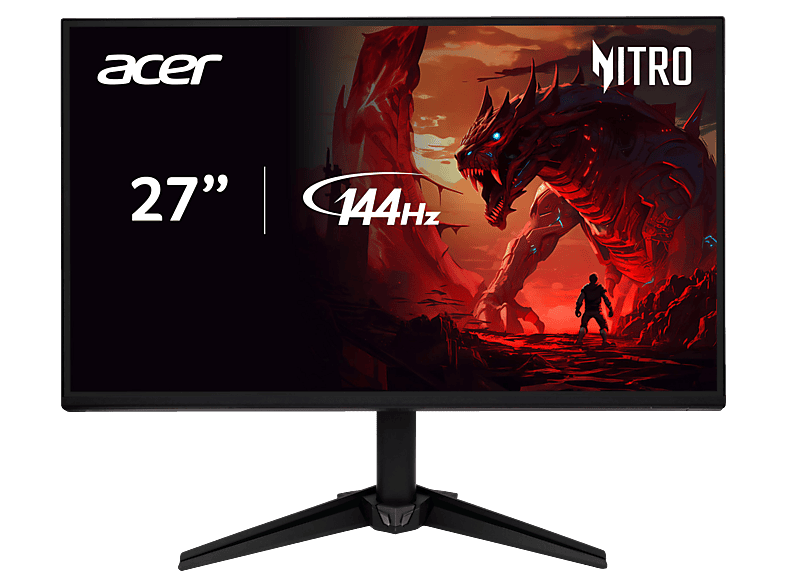 ACER Nitro QG271UP6 27 Zoll  WQHD  Gaming Monitor  1 ms Reaktionszeit 144 Hz 