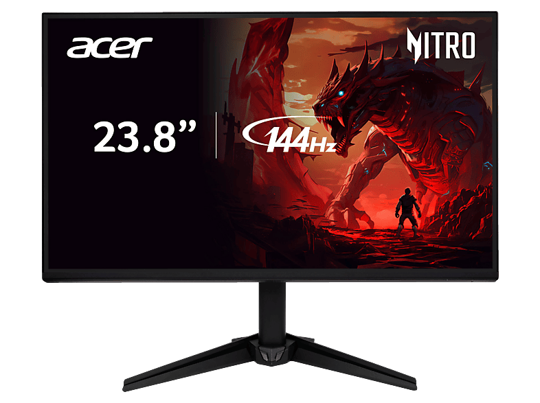 ACER Nitro QG241YP6 23,8 Zoll  Full-HD  Gaming Monitor  1 ms Reaktionszeit 144 Hz 