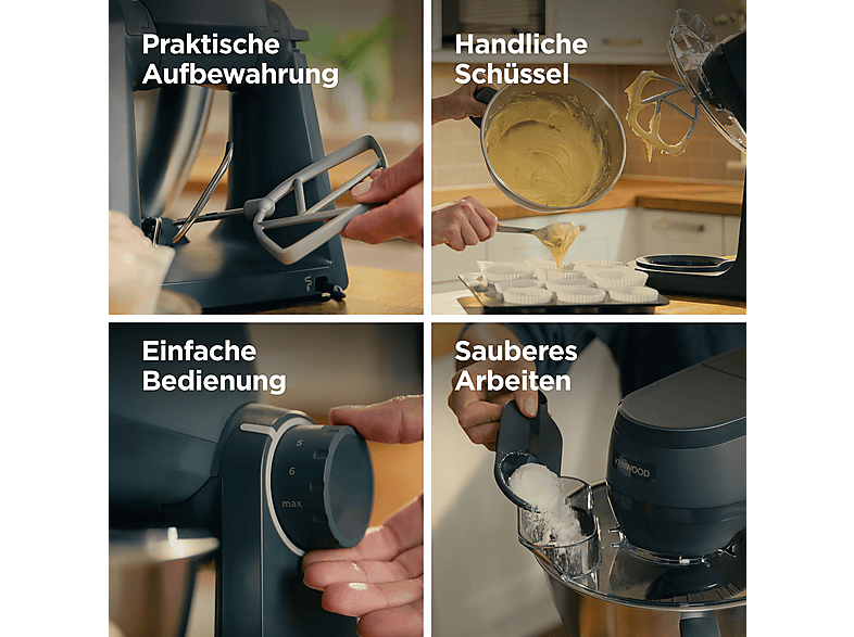 Kenwood KHC 30.050GY Multi-Tasker Küchenmaschine Grau (1000 Watt) — Foto 3 von 5