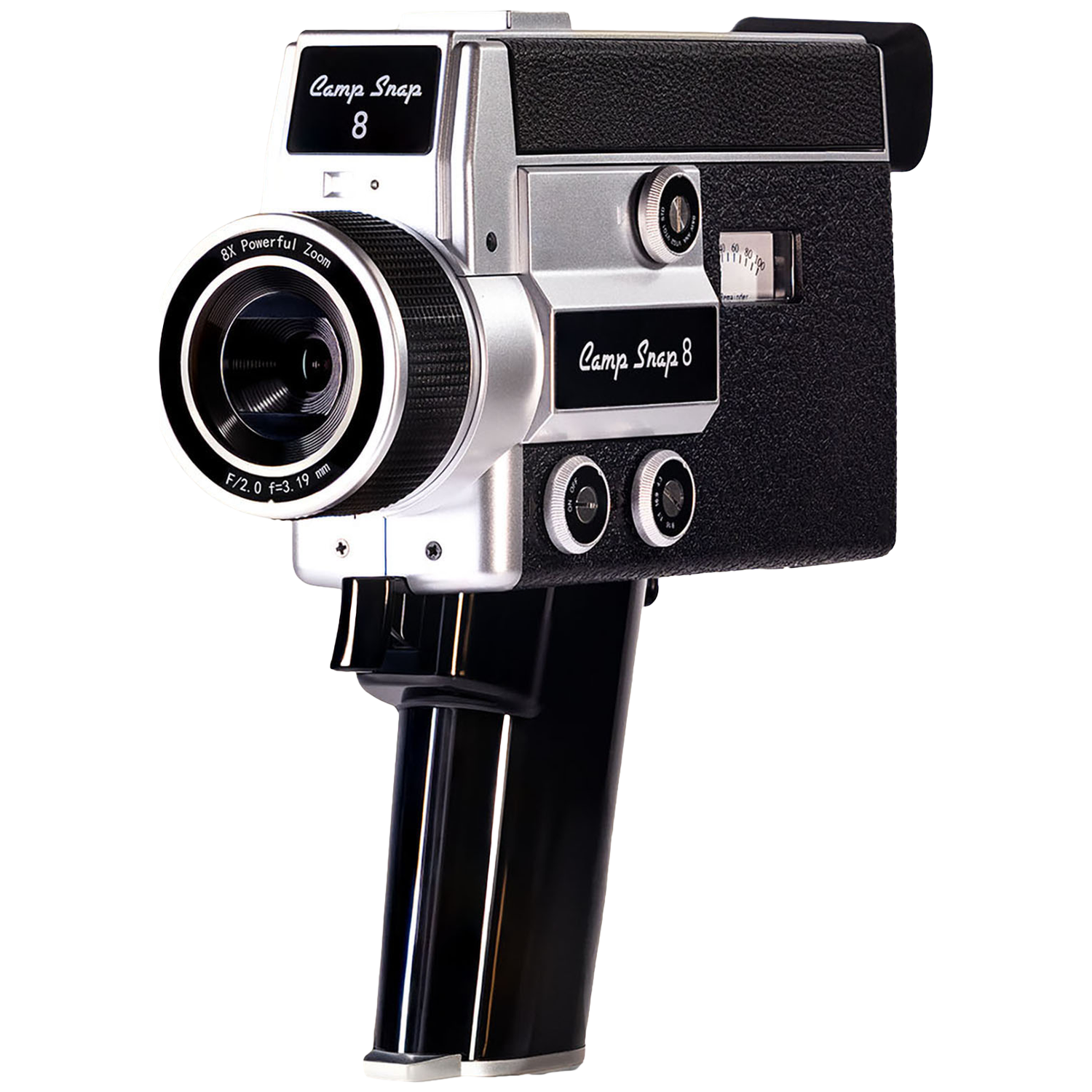 Campsnap Cs-8 Video Camera Black Camcorder Zwart/zilver
