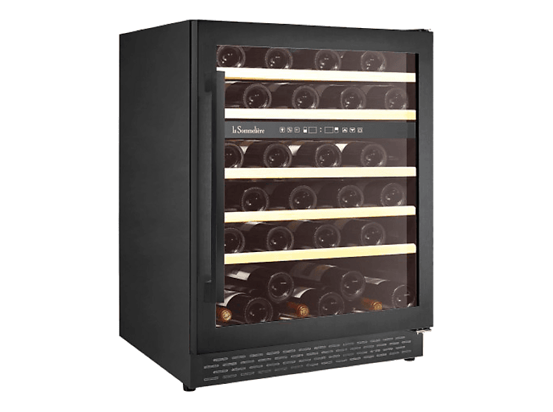 Vinoteca - La Sommelière LSBU51DB2, Integrable, 51 botellas, 2 zonas, Negro