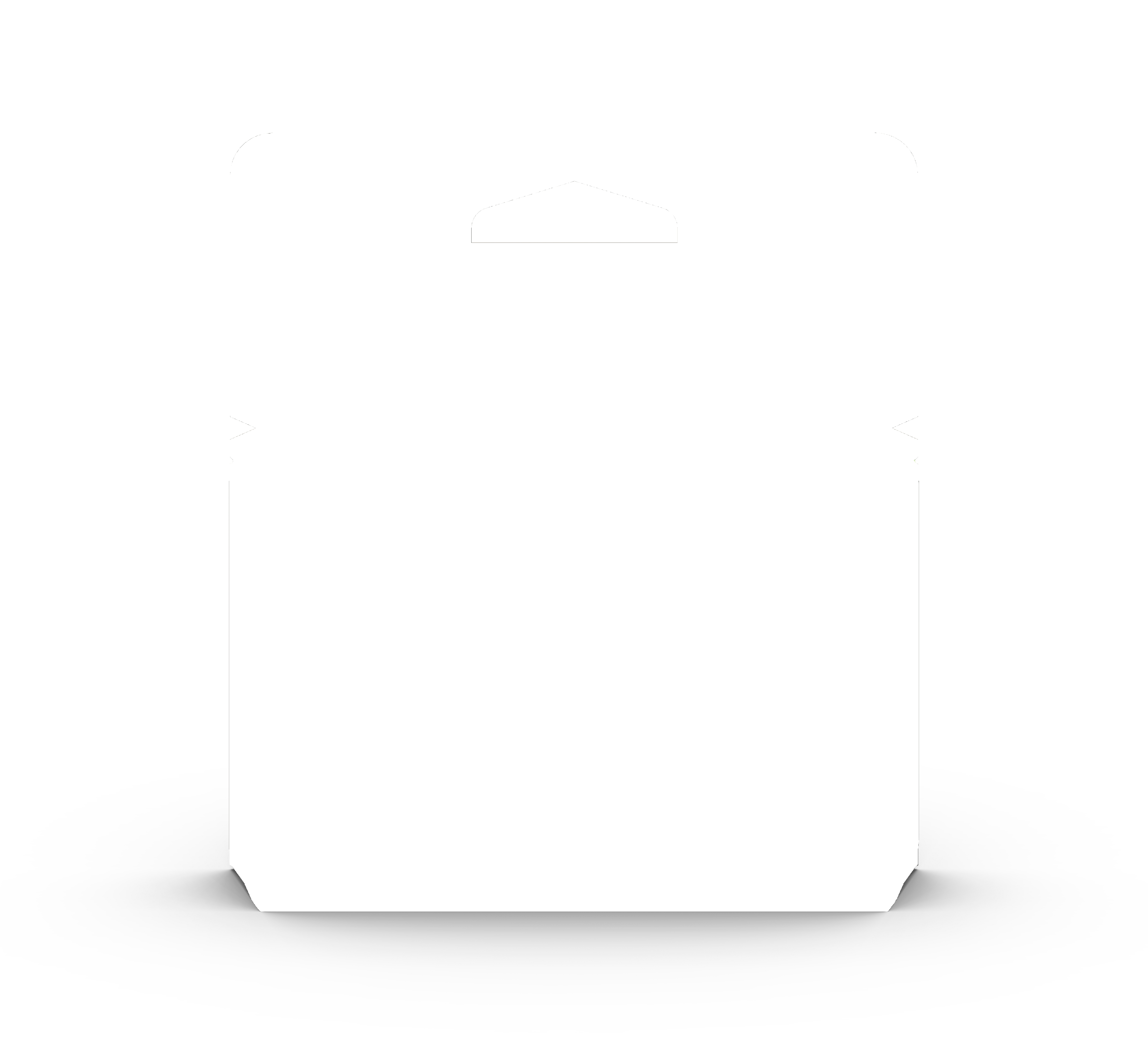 Czarne opakowanie z otworem do zawieszenia, na białym tle.