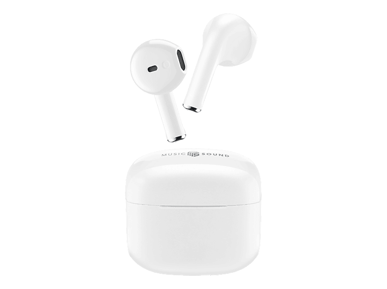 MUSIC SOUND SWAG, In-ear True Wireless Kopfhörer Bluetooth Weiss