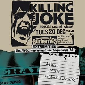 Poster für Killing Joke '88 mit schwarz-weißem Porträt und Details zur Show.