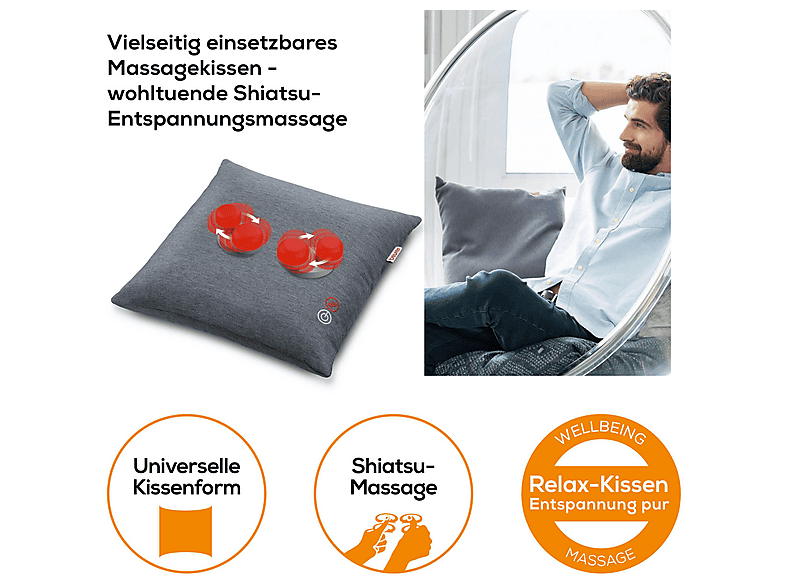 Beurer 644.13 MG 135 Shiatsu Massagekissen — Foto 5 von 5