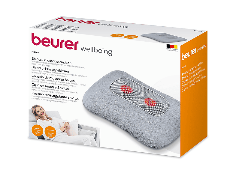 Beurer 644.04 MG 145 Shiatsu Massage-Kissen Massagekissen