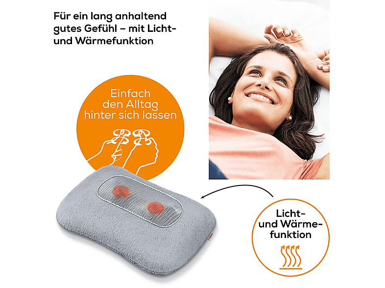 Beurer 644.04 MG 145 Shiatsu Massage-Kissen Massagekissen — Foto 3 von 5