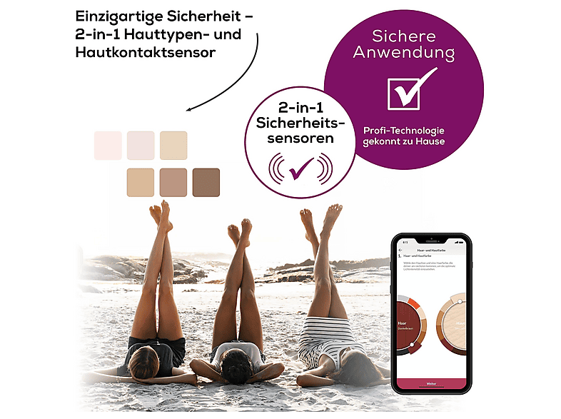 Beurer Pure Skin Pro IPL-Haarentfernungsgerät (Weiß, mit 1 Aufsatz, Netzbetrieb) — Foto 3 von 5