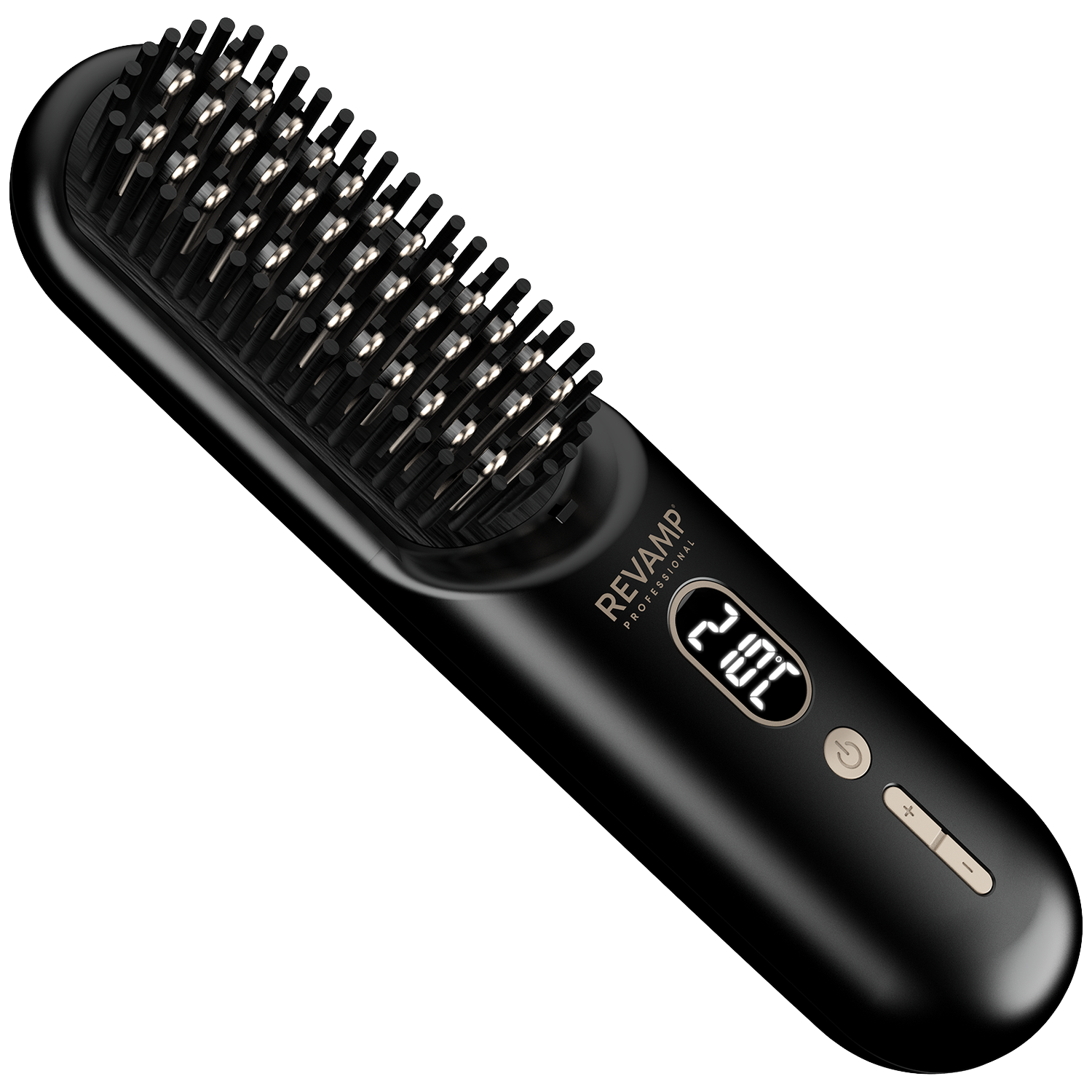 Revamp Br-1950 - Straight And Go Compact Brush Stijlborstel Zwart