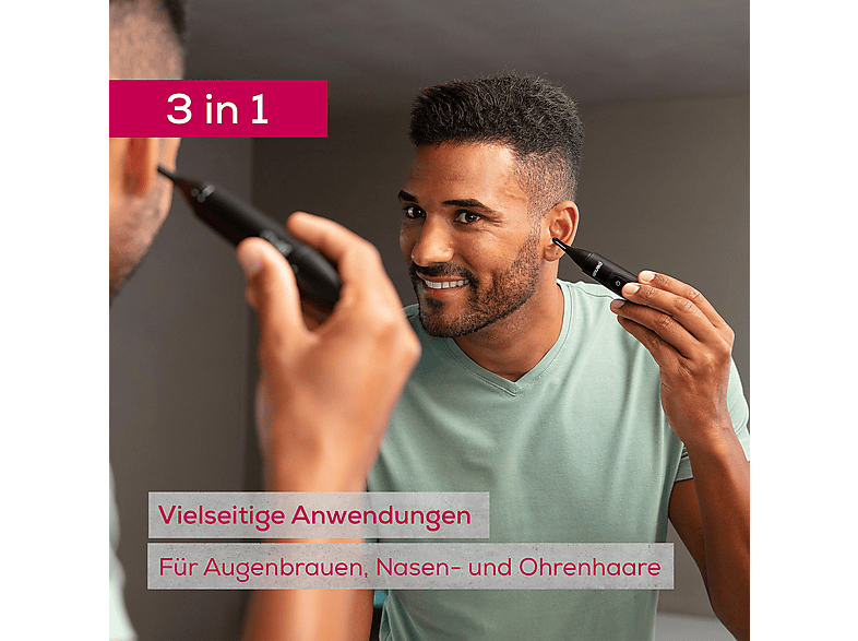 Beurer MN2X Präzisionstrimmer, Schwarz, Batteriebetrieb — Foto 4 von 5