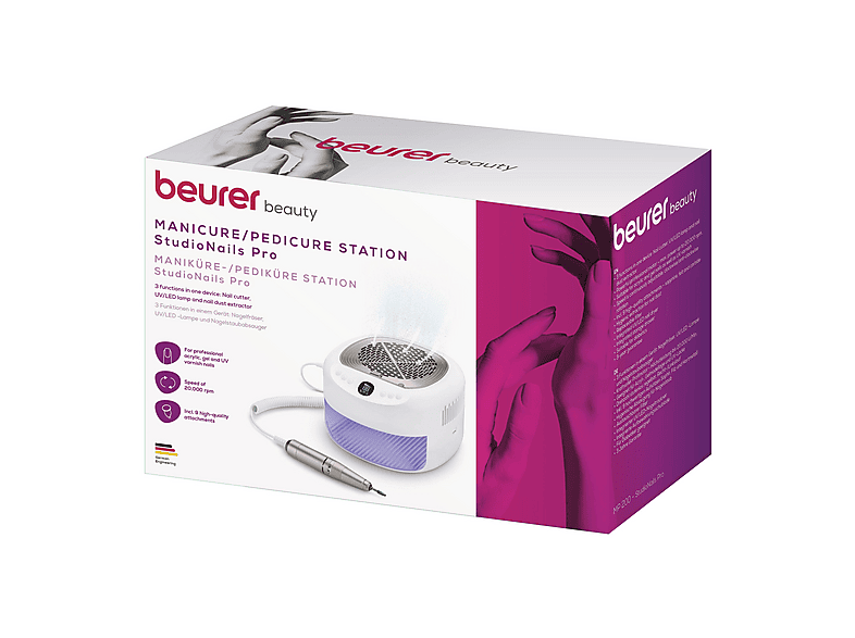 Beurer 104.30 MP200 StudioNails Pro Maniküre/Pediküre Station 3in1