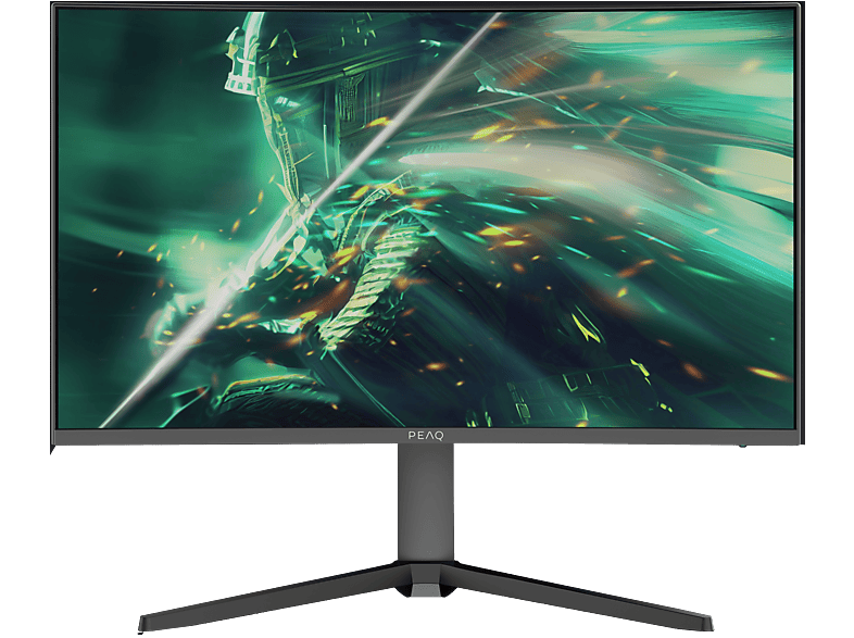PEAQ PMO G320-CQE 32" QHD 180Hz Curved 32 Zoll Gaming Monitor, QHD, 1 Reaktionszeit, 300 cd/m², 180 Hz, Schwarz