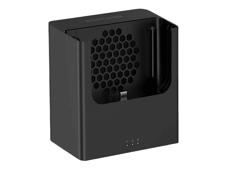 NETGEAR Nighthawk 2 Port Gigabit Ethernet Dockingstation – Stromversorgung und kabelgebundene Verbindungen für Nighthawk M7 Ultra oder Pro, M7, M6 Pro, M6 oder M3 Mobile Router aktivem Lüfter