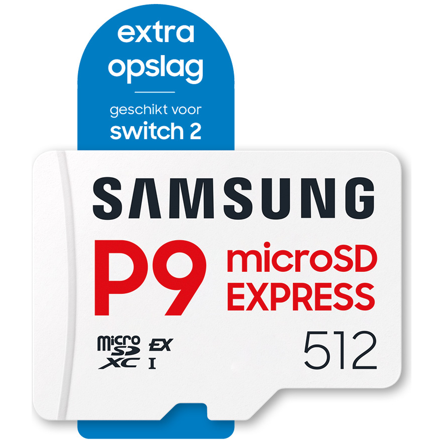 Samsung microSDXC Express P9 512GB card, suitable for Switch 2.