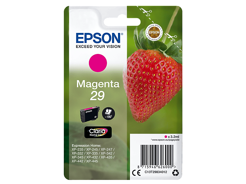 Tusz EPSON T2983 Purpurowy 3.2 ml C13T29834010