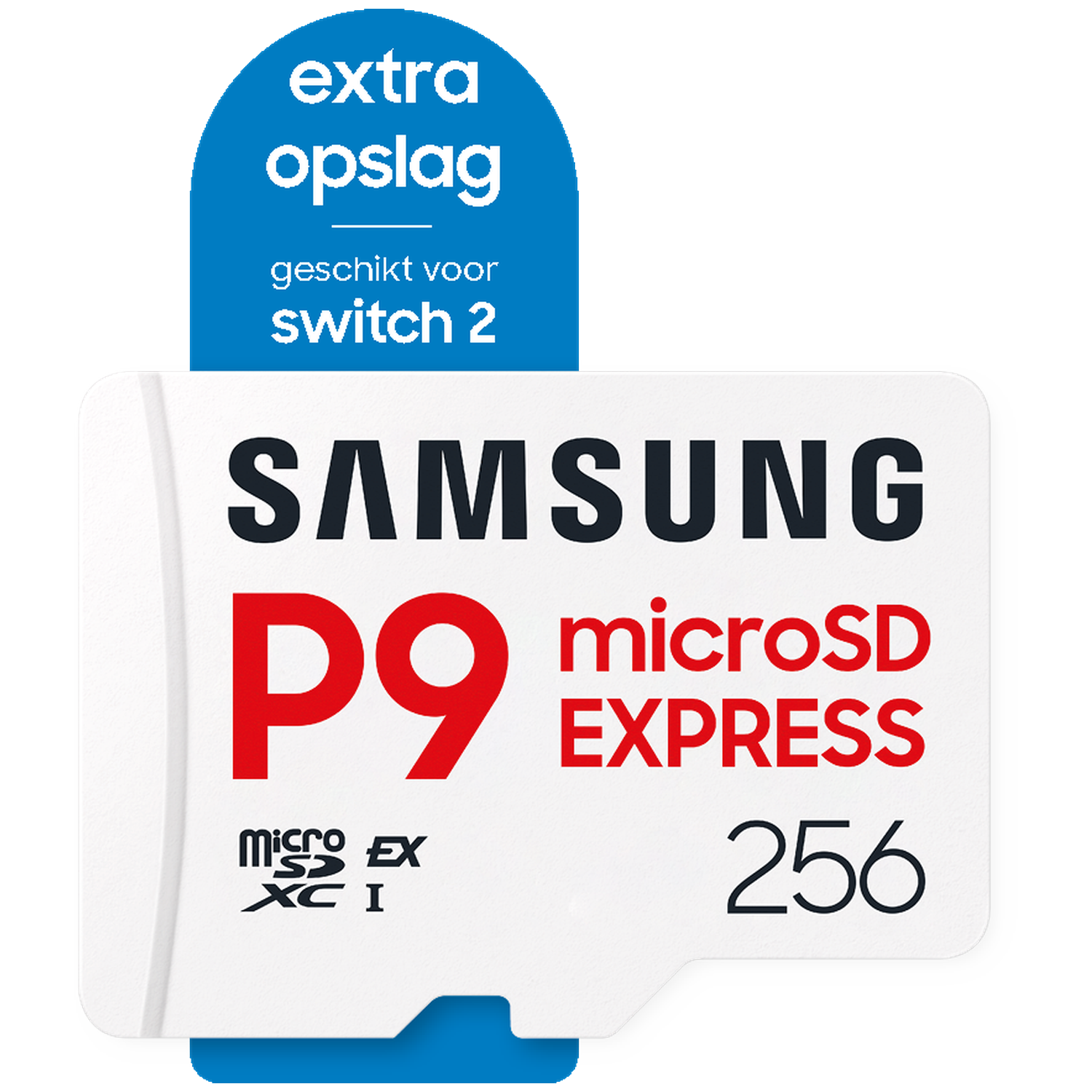 Samsung P9 microSDXC I Express card, 256 GB, suitable for Switch 2.