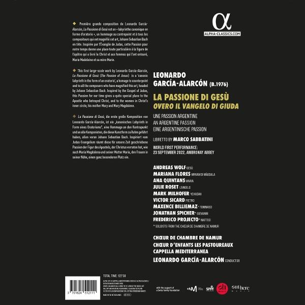 Albumcover mit Titel und Künstlernamen, sowie Texten auf Französisch, Englisch und Italienisch.