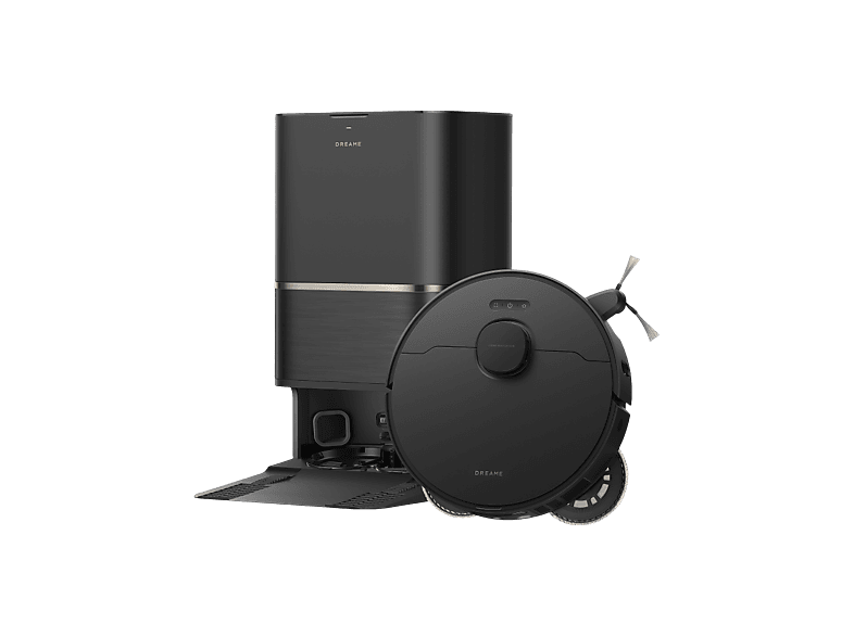Dreame L50 Ultra AE Saugroboter mit Wischfunktion (Schwarz, Laufzeit: Saugmodus: 260 Minuten/ Saug- und Wischmodus: 180 Minuten, mit Absaugfunktion, Dual Flex Arm-Technologie)