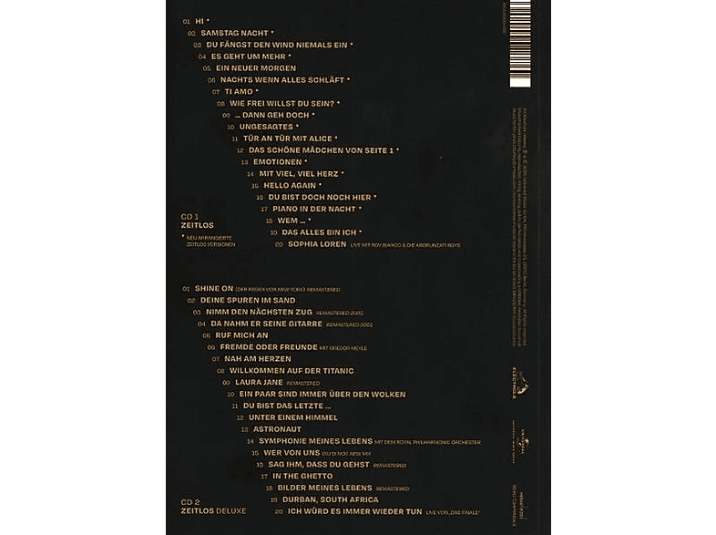 Thumbnail - Howard Carpendale - Zeitlos (Ltd. Fotobuch Edition) (CD)