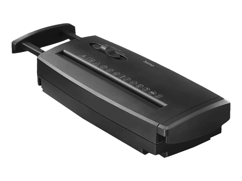 HAMA Classic S60 Strip-Cut-Aktenvernichter, Schwarz
