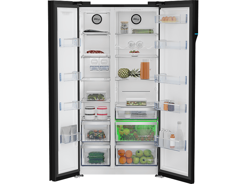 Beko bPro500 GN163140ZGBN Pełny No Frost 179cm Komora świeżości Czarne szkło – zdjęcie 3