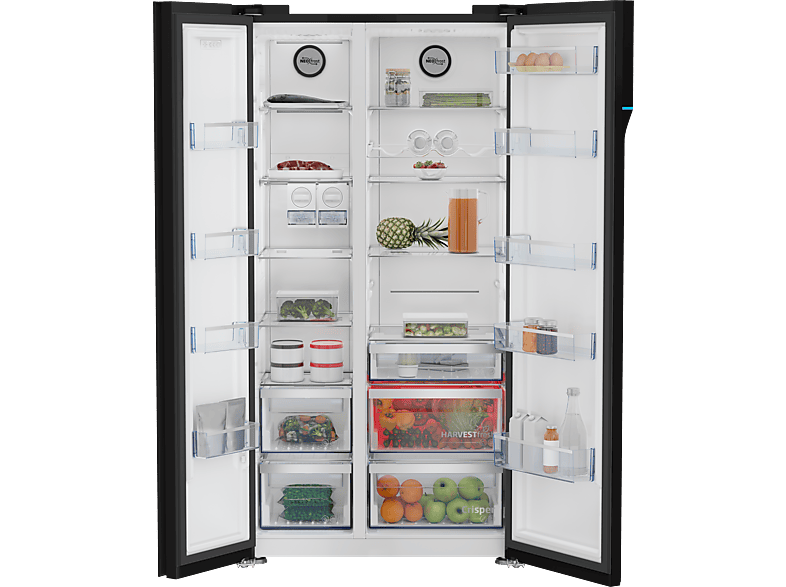 Beko bPro500 GN163140ZGBN Pełny No Frost 179cm Komora świeżości Czarne szkło – zdjęcie 2