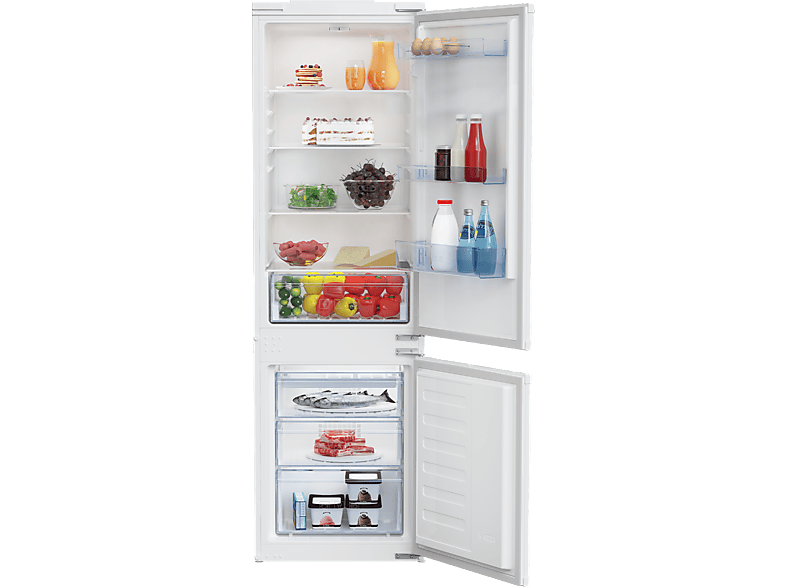 Lodówka do zabudowy BEKO b100 BCSA285K4SN MinFrost Oświetlenie LED Inwerter 177,5cm