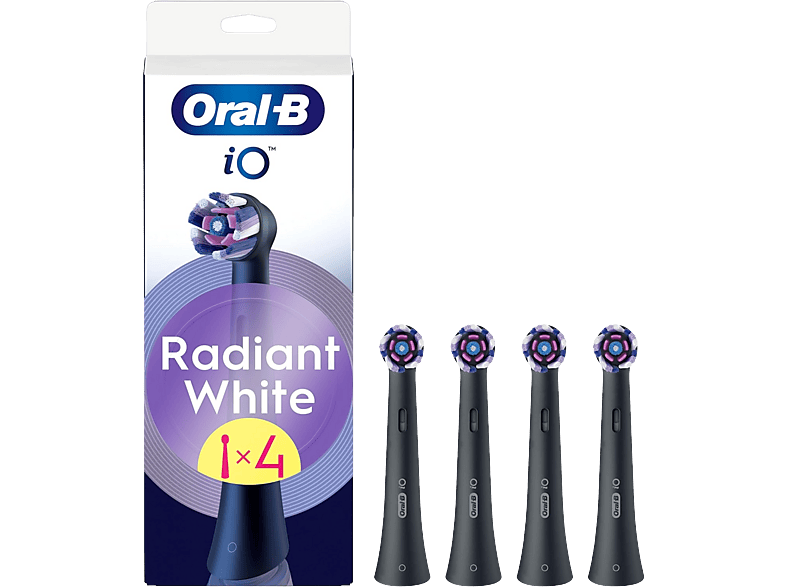 Oral B Opzetborstel Io Radiant 4pcs Zwart