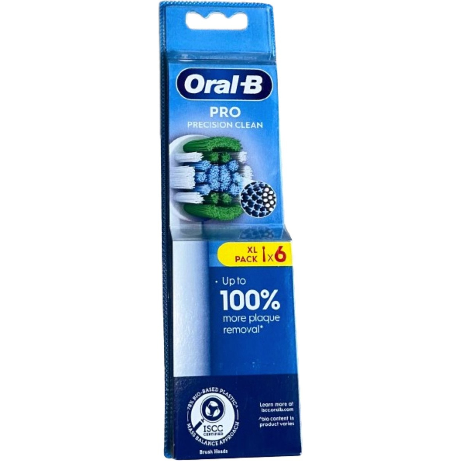 Pack de têtes de brosse à dents Oral-B Pro Precision Clean, XL 1x6, 100% de plaque en plus.