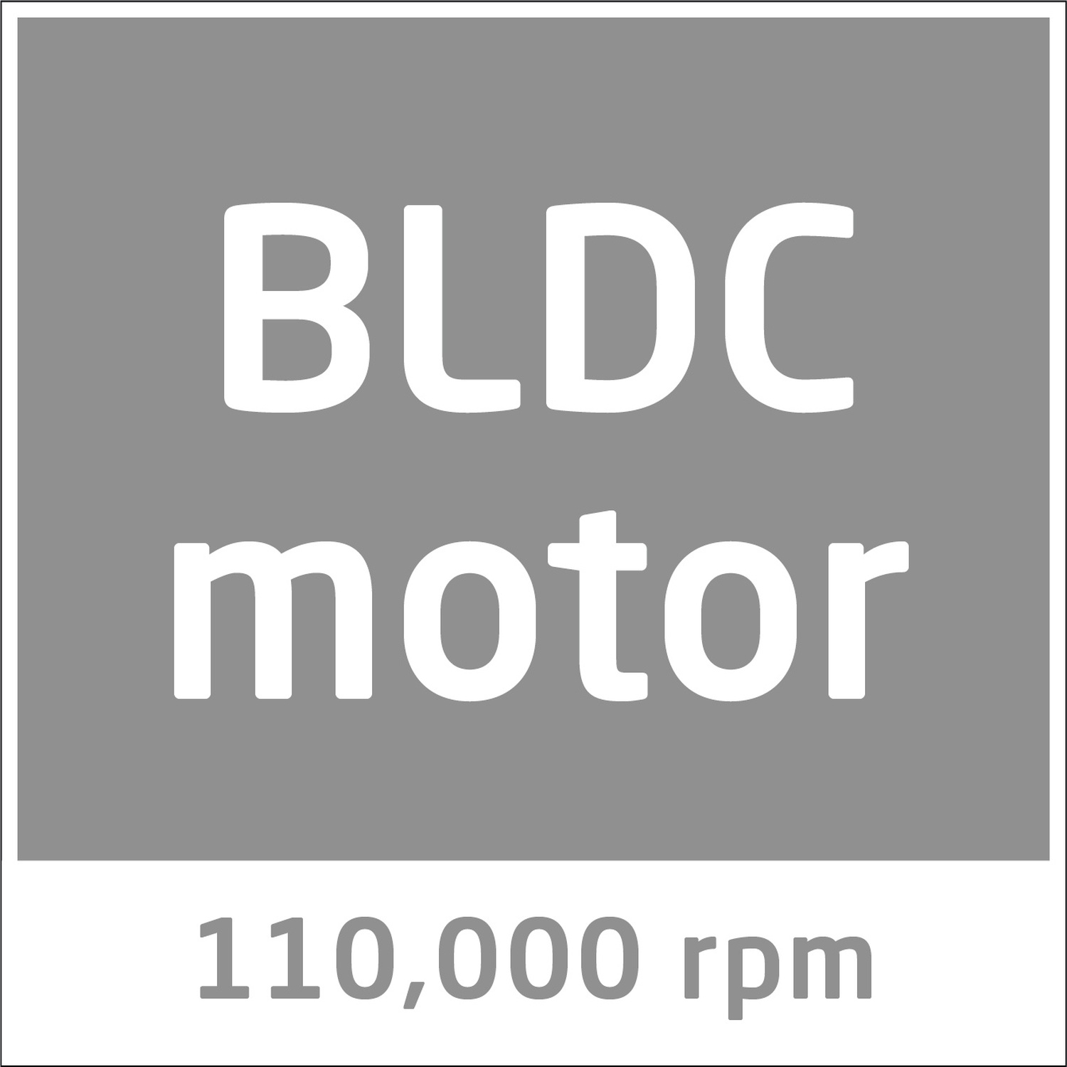 Motore BLDC, 110.000 giri/min