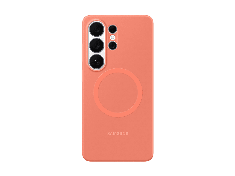 SAMSUNG Silicone Magnet Case COVER per Samsung Galaxy S26 Ultra, Rosso