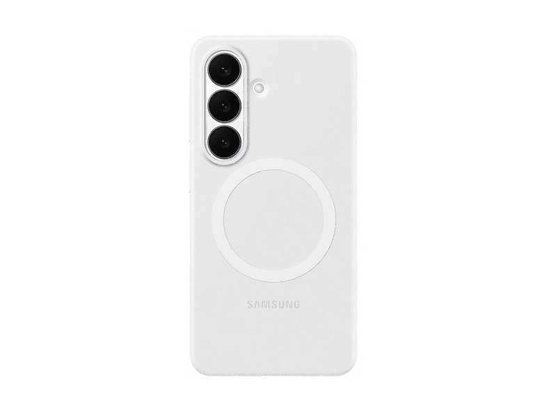 SAMSUNG Silicone Magnet Case COVER per Samsung Galaxy S26, Bianco