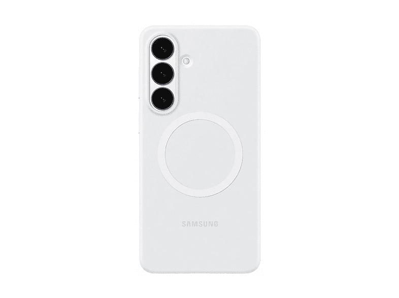 SAMSUNG Silicone Magnet Case COVER per Samsung Galaxy S26+, Bianco