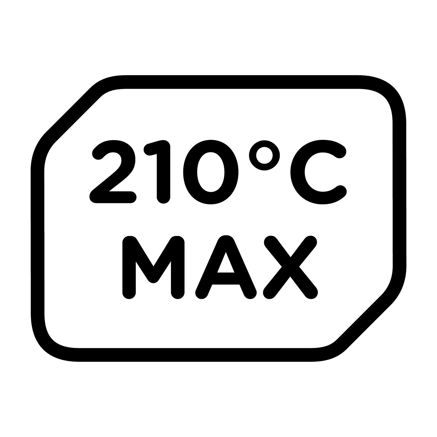 Massimo 210 gradi Celsius.
