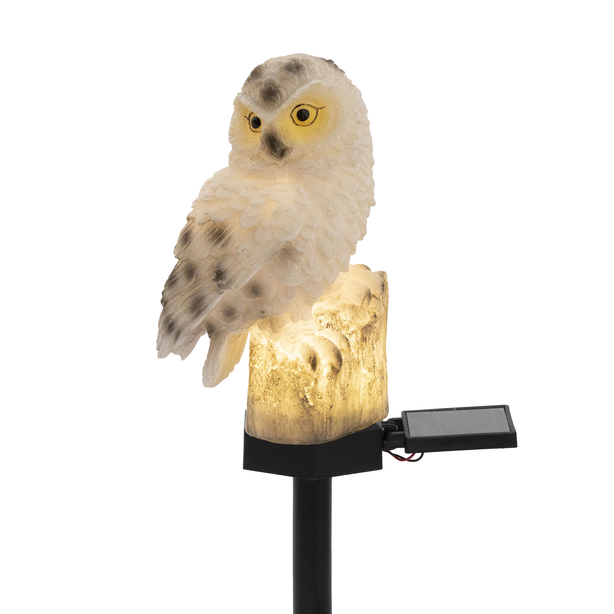 HOME Napelemes LED kerti lámpa, bagoly, akkumulátor, leszúrható, melegfehér (MX671B)