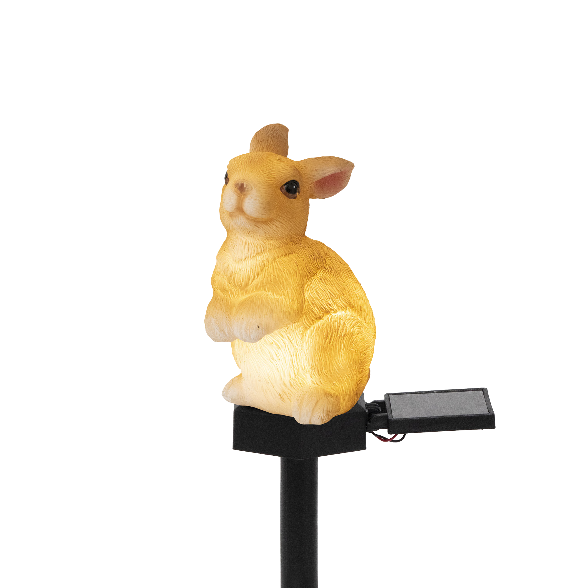 HOME Napelemes LED kerti lámpa, nyúl, akkumulátor, leszúrható, melegfehér (MX671N)