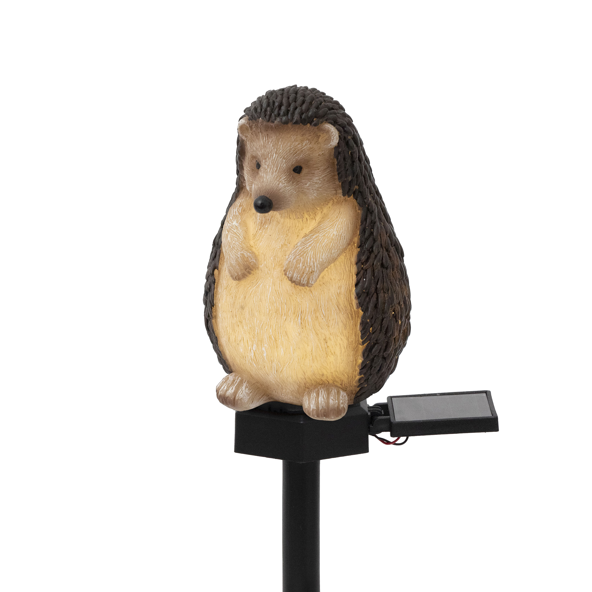 HOME Napelemes LED kerti lámpa, sün, akkumulátor, leszúrható, melegfehér (MX671S)