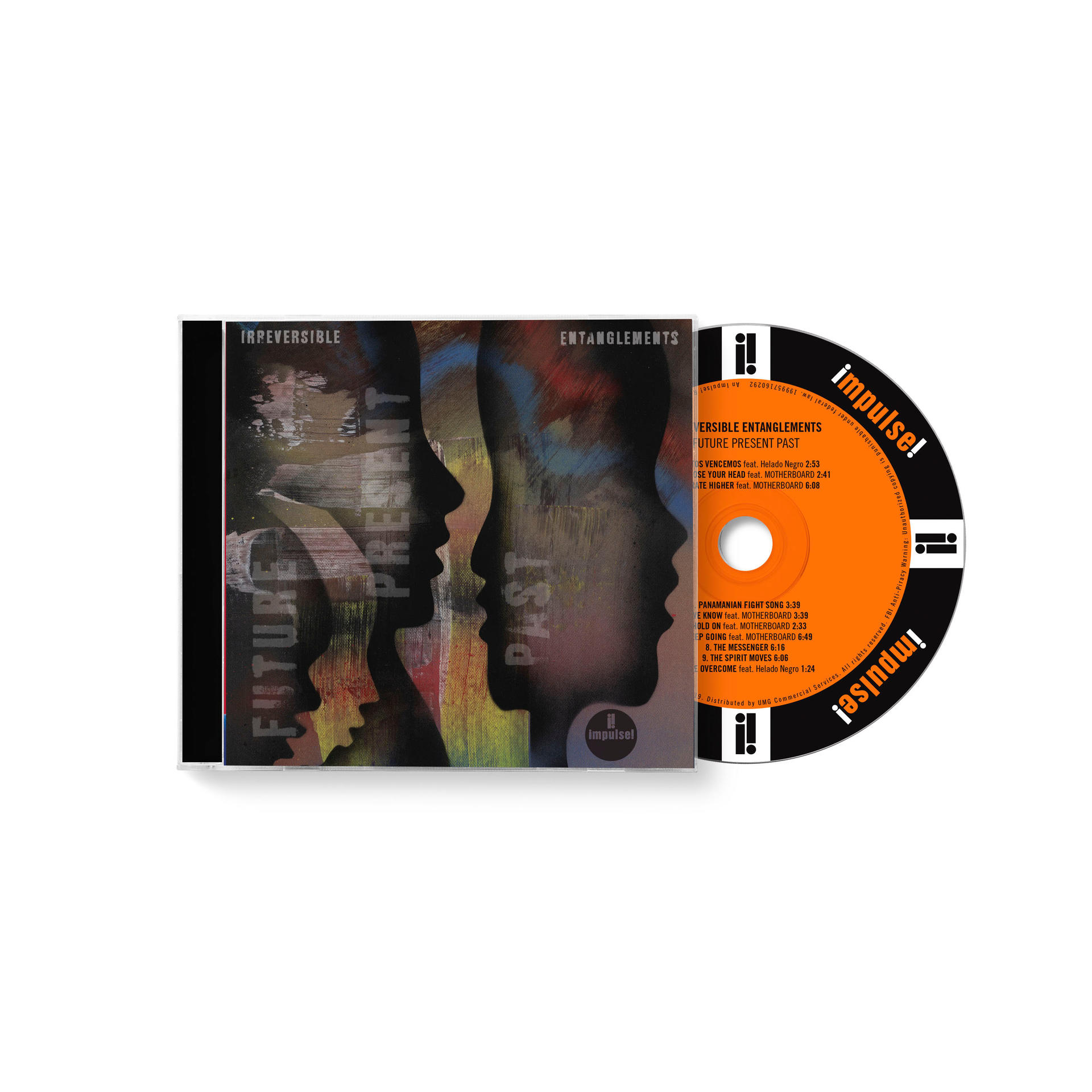CD-Cover mit stilisierten Silhouetten, die Titel und "Impulse!"-Logo zeigen.