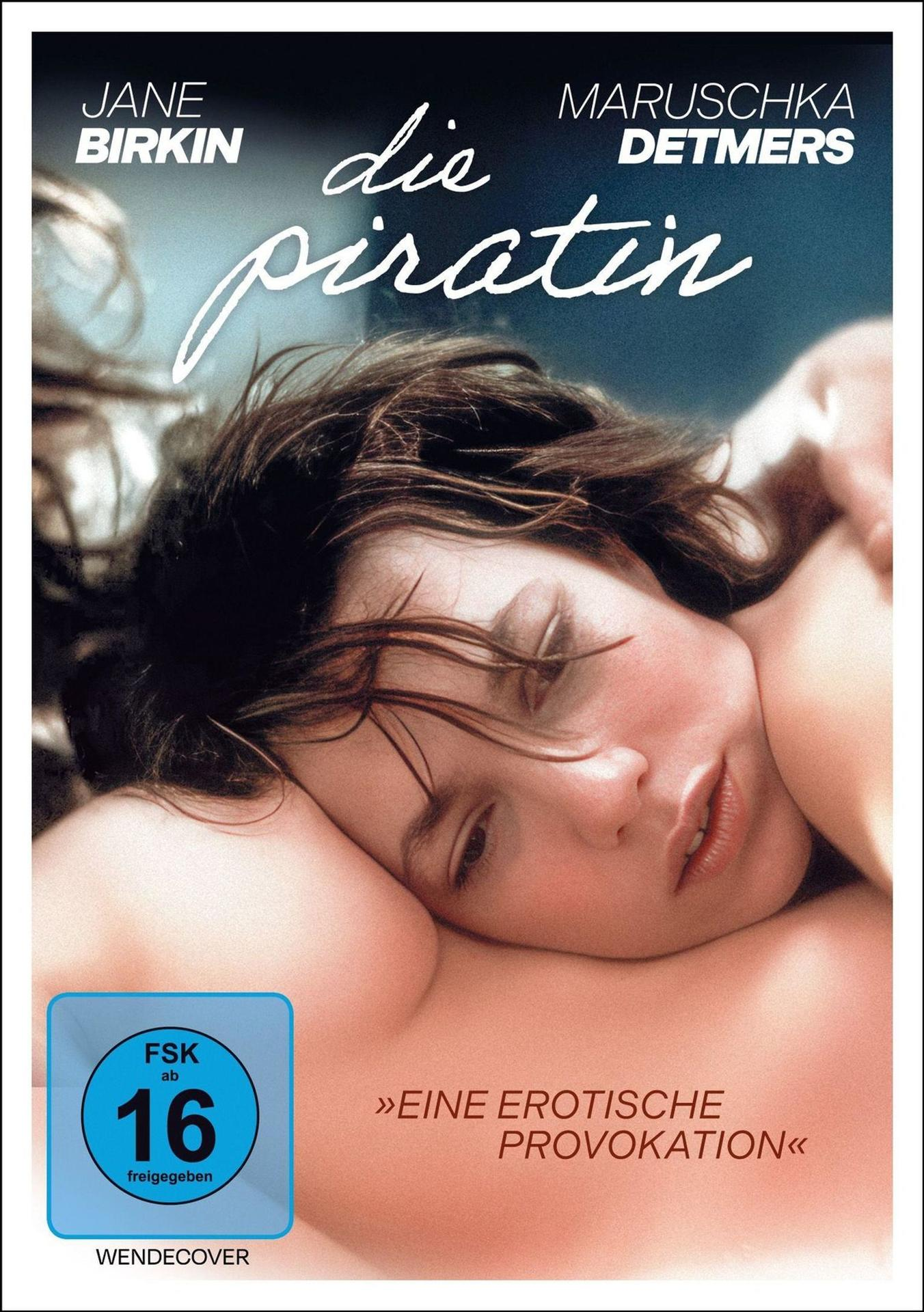 Filmplakat: Jane Birkin und Maruschka Deters in 'Die Piratin'. FSK 16.