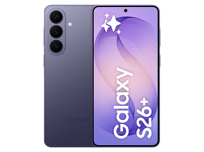 Móvil - Samsung Galaxy S26+, Violeta, 256 GB, 12 GB RAM , 6.7" QHD+, Exynos 2600, 4900 mAh, Android 16