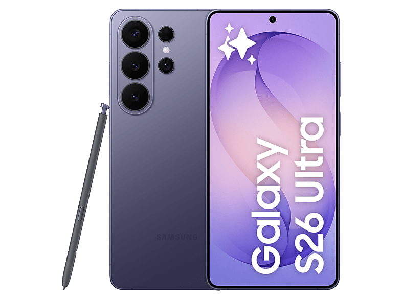 Samsung Galaxy S26 Ultra, Violeta, 256 GB, 12 GB RAM, 6.9 QHD+, Qualcomm Snapdragon 8 Elite Gen 5, 5000 mAh, Android 16