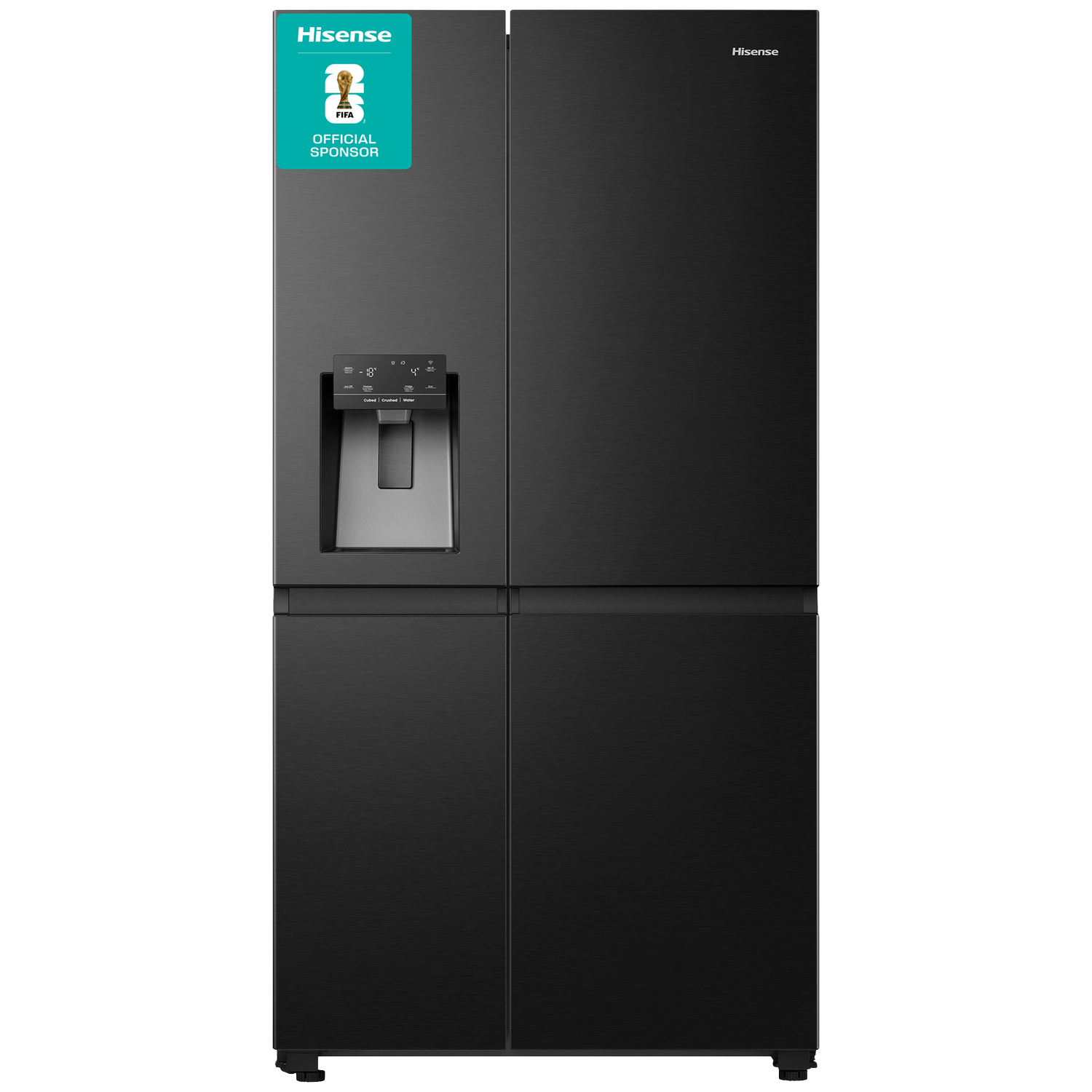 Hisense Rs818n4tfc - Amerikaanse Koelkast Breedte 91 Cm Hoogte 179 Inhoud 632 L Nofrost