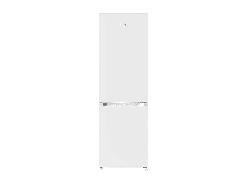 FRIGORIFERO COMBINATO BEKO B3RCNO255W, Capacità netta totale 260 l, Rumorosità: 39 dB(A), 4 ripiani, Dimensioni: L 54 cm A 180 P 57,6 cm, Bianco, Classe D