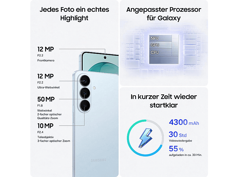 Thumbnail - SAMSUNG Galaxy S26 512 GB Cobalt Violet Dual SIM