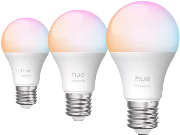 PHILIPS HUE Essential izzó szett, 3 db, WCA, 806LM, E27 (232136)