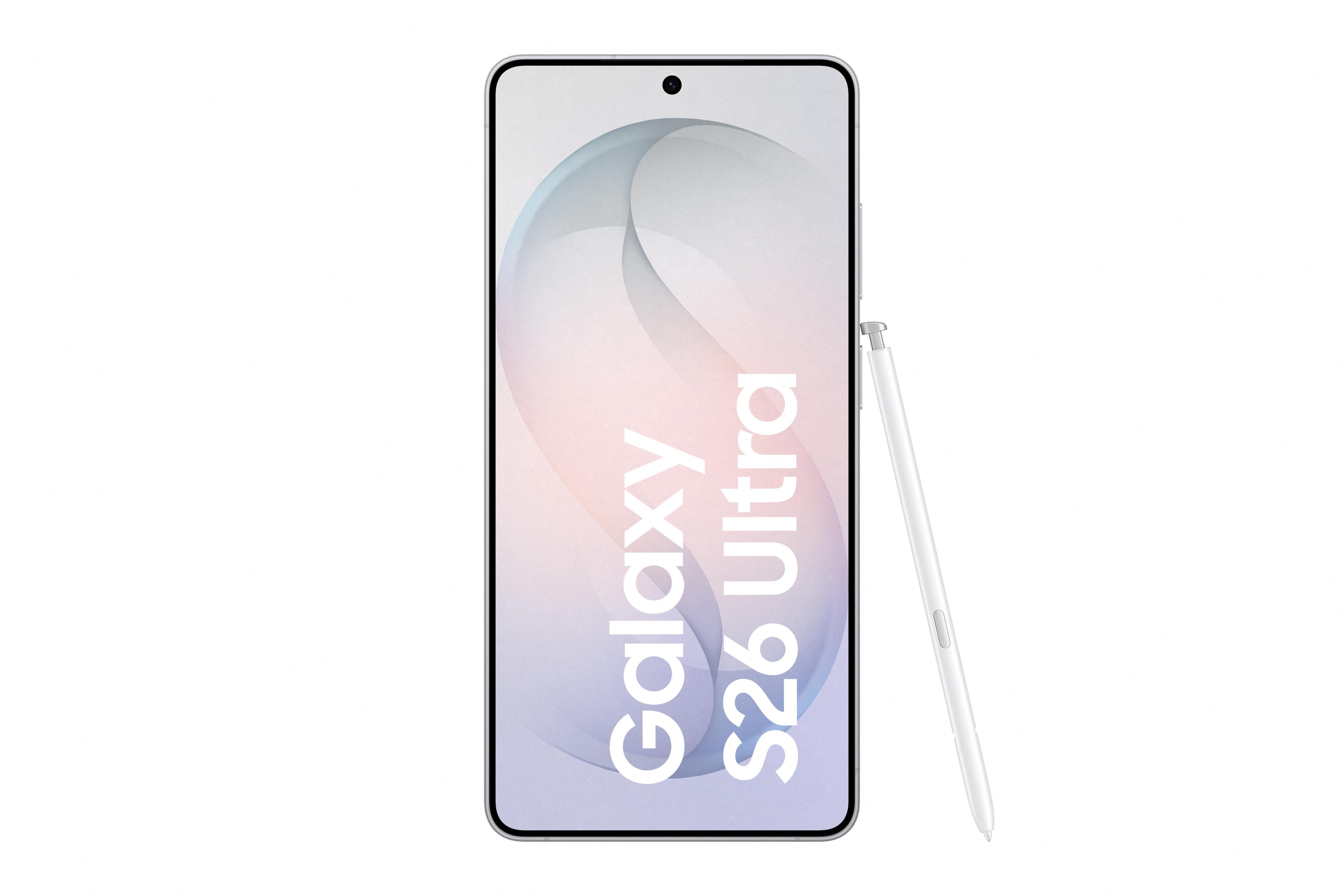Ein weißes Smartphone mit einem Stift daneben.