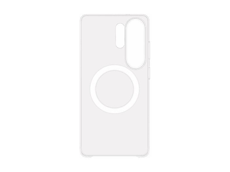 SAMSUNG Clear Magnet Case, Backcover, Samsung, Galaxy S26 Ultra, Transparent